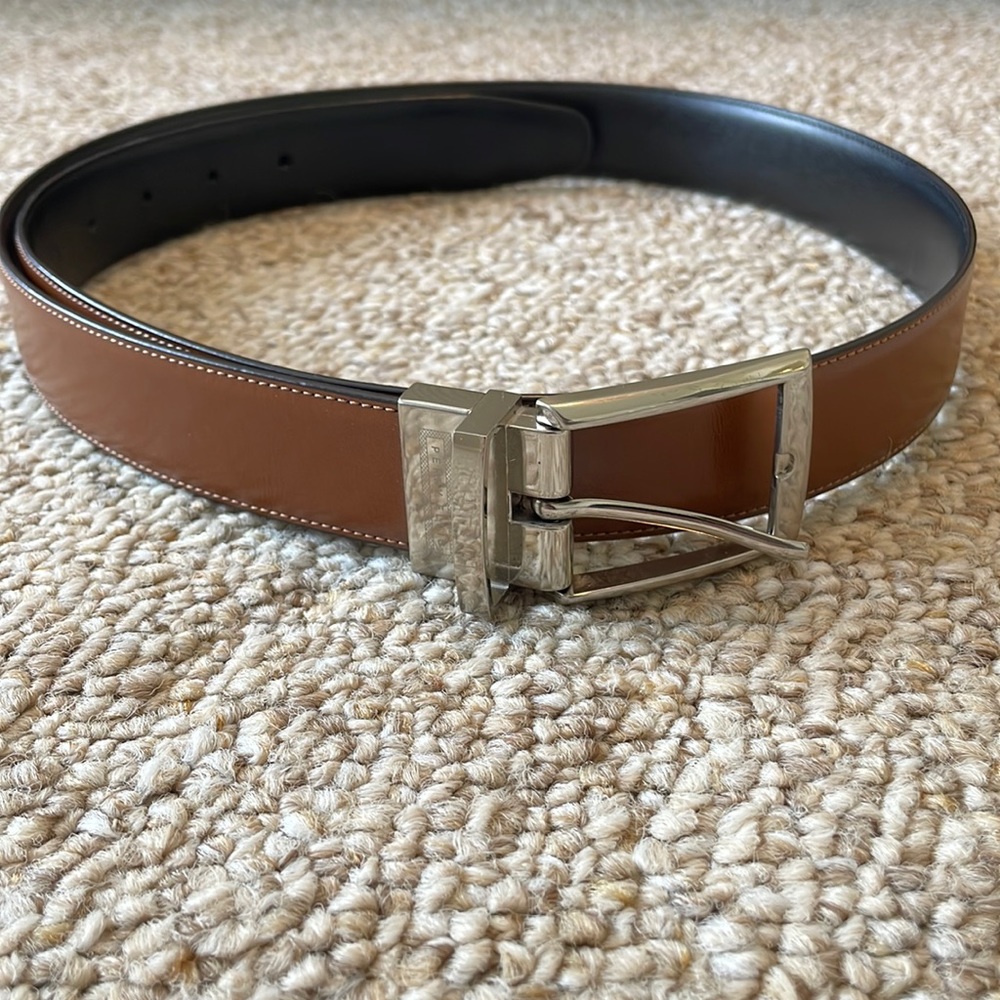 Perry Ellis Amigo Reversible Belt Brown/Black Men’s Size 36